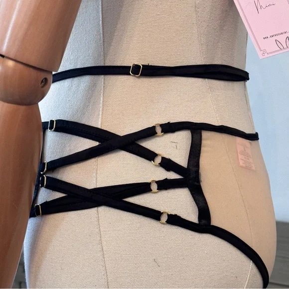 Empress Mimi Arigato Tiger Bra and Panty Lingerie Set - Picture 3 of 14